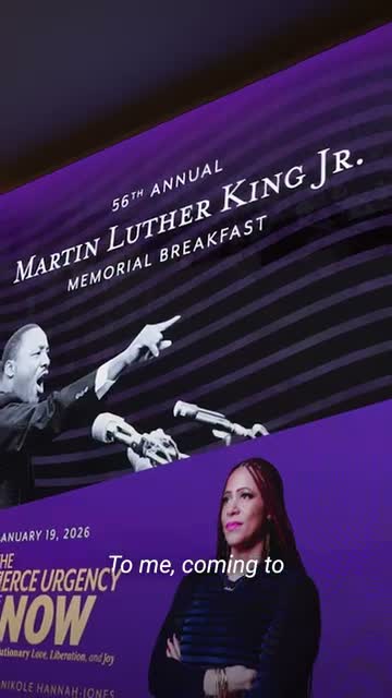 Unidentified speaker at Massachusetts breakfast urges leadership as civil‑rights gains face threats