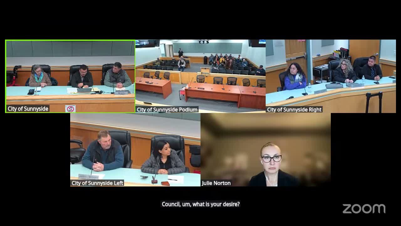 Sunnyside City Council votes to appoint Jim Bridges as city manager pending contract approval