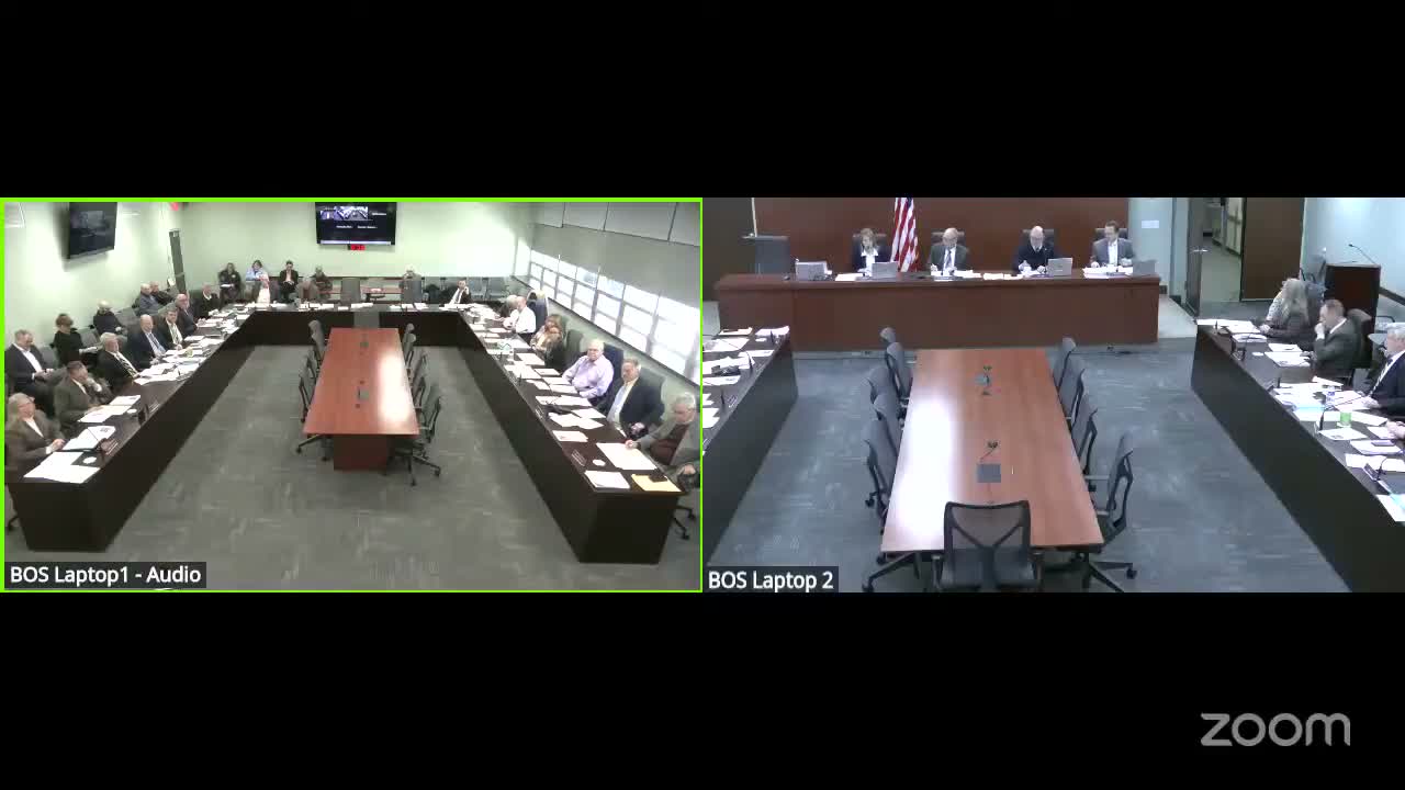 Board approves package of resolutions, budget amendments and appointments; roll calls record wide support