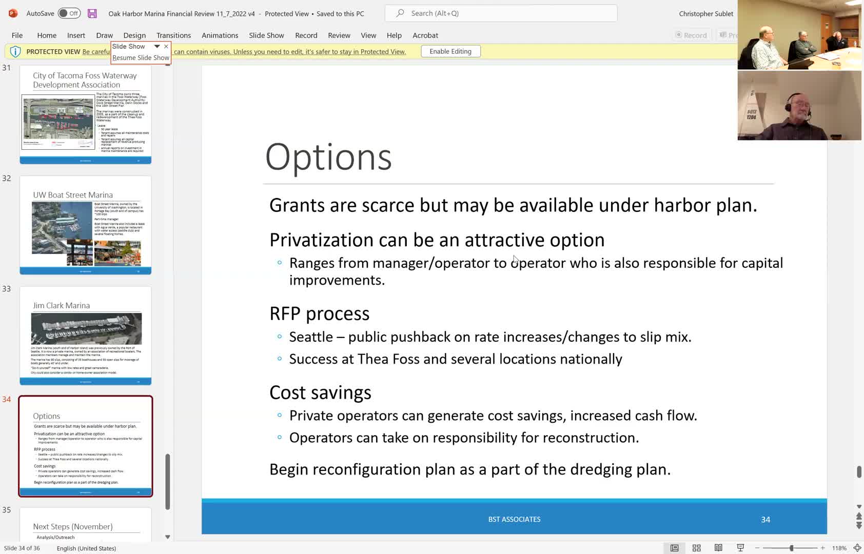 Oak Harbor staff update: Mariners Haven work, whalers field fixes and launch ramp timing