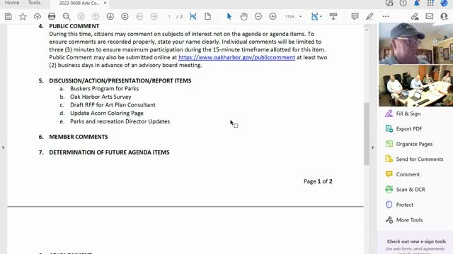 Commissioners map scope for $50,000 public art plan RFP