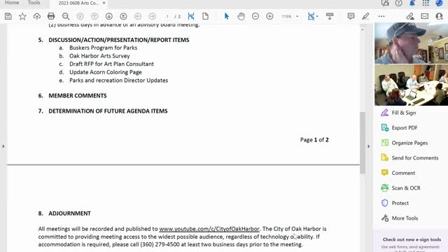 Council approved Angel placement; commission working through four shoreline and site permits