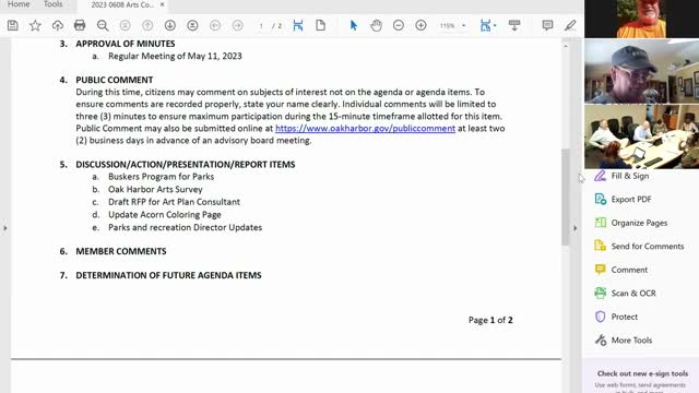 Oak Harbor commissioners advance draft buskers program for Windjammer Park