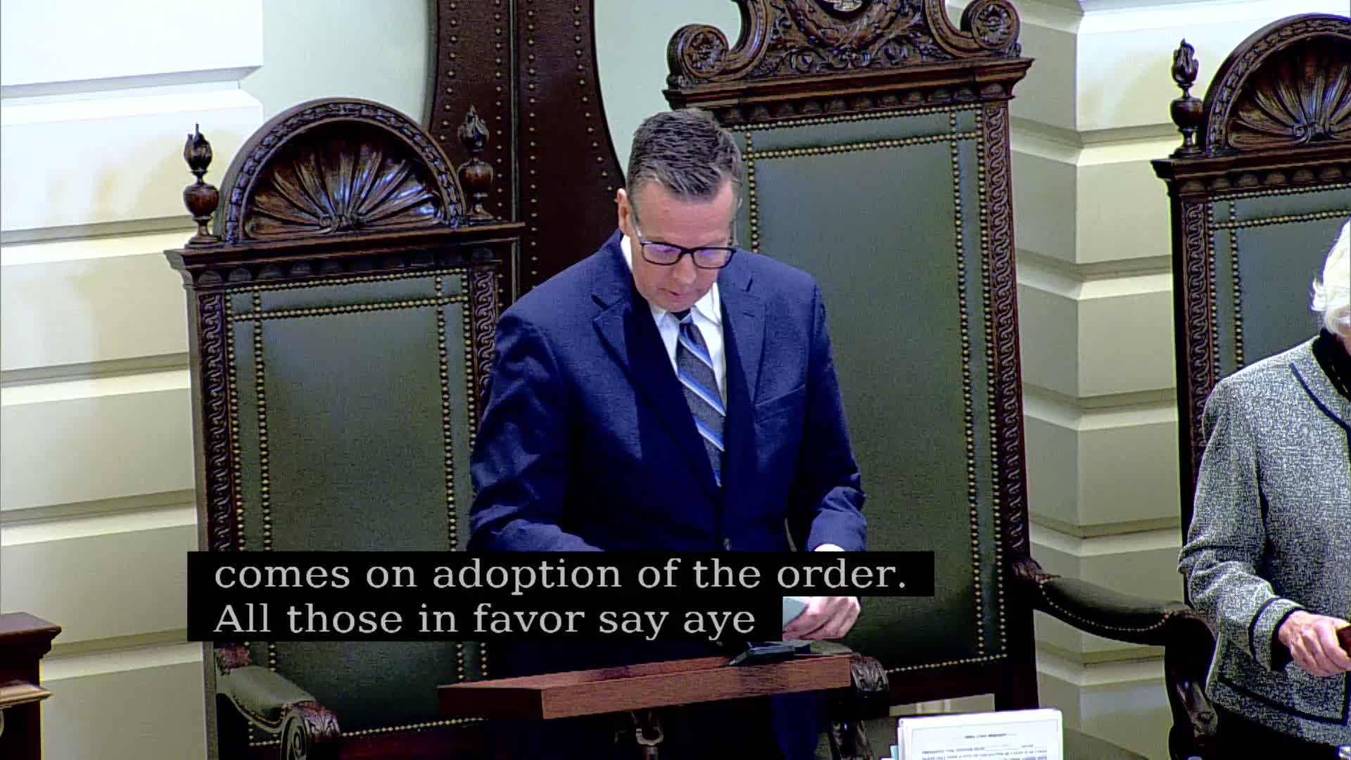 Senate trims revenue extension order after debate; amendment removes two measures and sets remainder to March 6