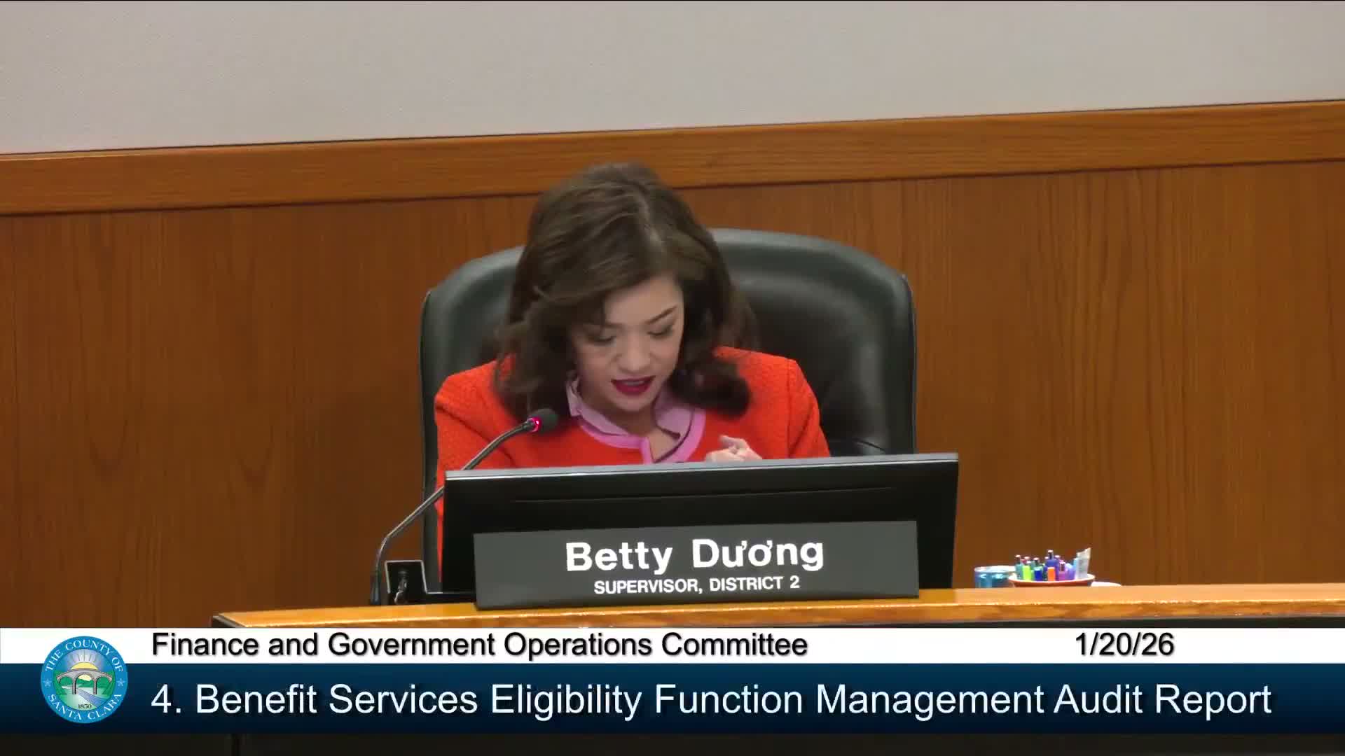 County reports operational changes at DEBS and commits to monitor HR1 impacts and language access