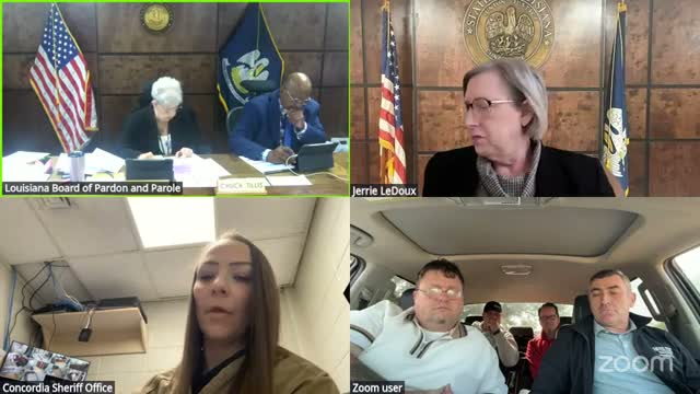 Parole granted to Daniella Broussard with prerelease and supervision conditions