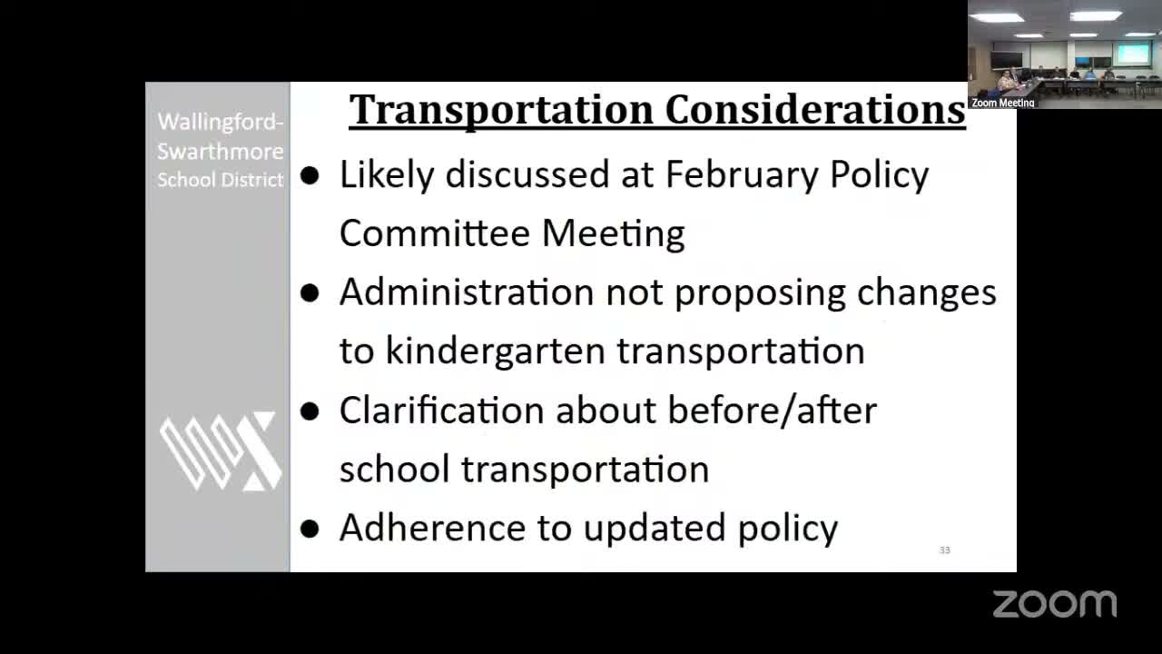 District to review transportation policy in February; no immediate changes to required routes for kindergarten
