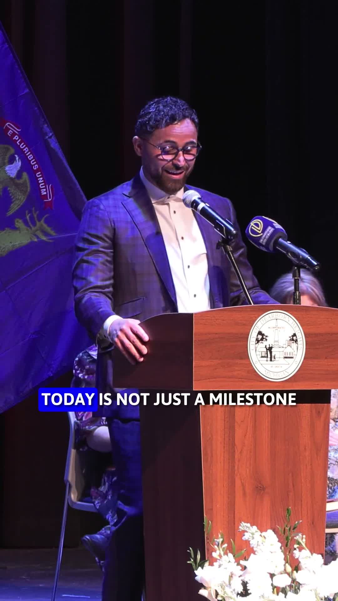 Mayor frames term around safer streets, less blight and transparency in address at former high school