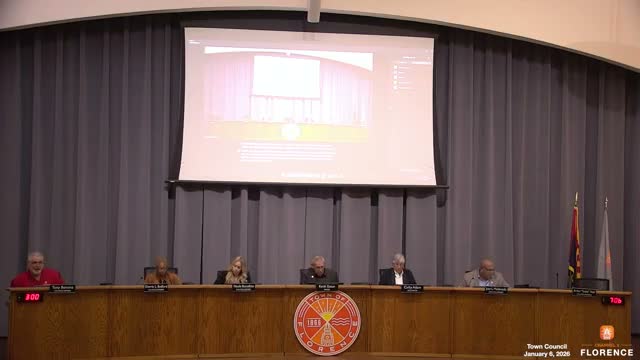 Florence council authorizes notice and outreach for potential sales-tax increase, schedules March public hearing