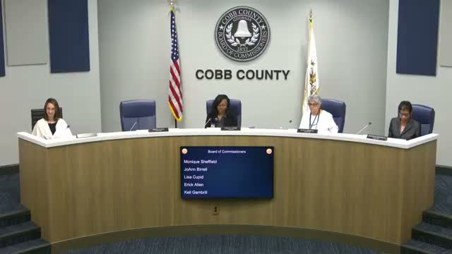 Cobb County chairwoman signals pause to annual comprehensive‑plan amendments during 10‑year update