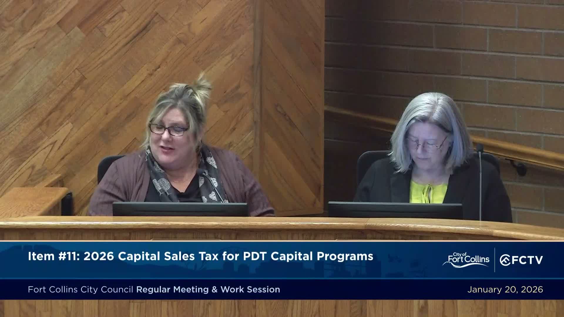 Fort Collins council approves first reading to appropriate quarter‑cent capital tax, earmarks housing and bike‑park planning