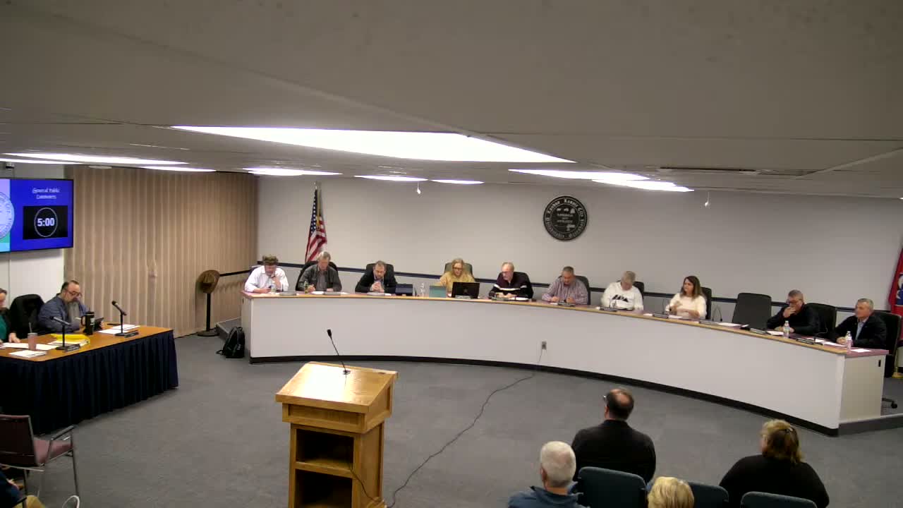 Residents warn county against landfill sale; commissioners to consider proclamation supporting "Jackson law"