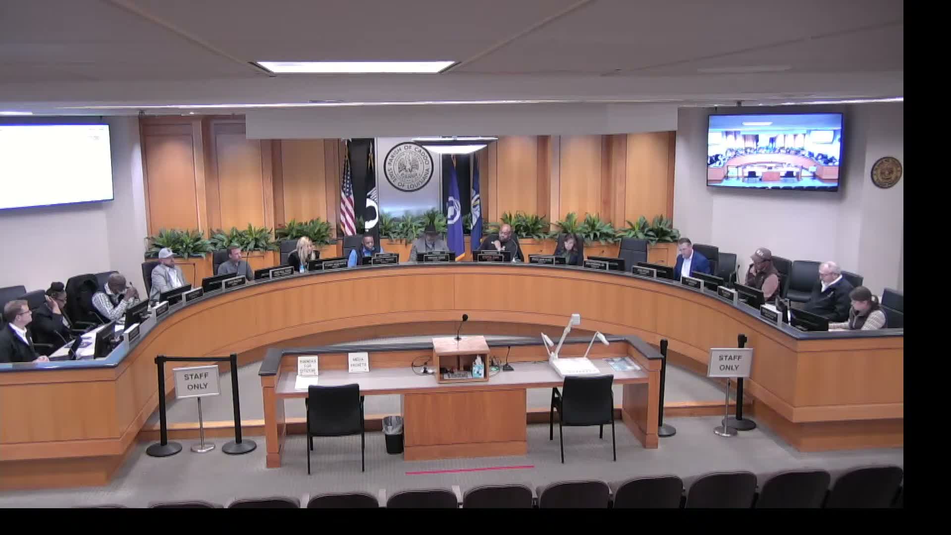 Caddo Parish Commission advances most new-business items, pulls ordinance 6606 for corrections