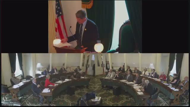 Senate adopts joint resolution setting work‑weekend adjournment