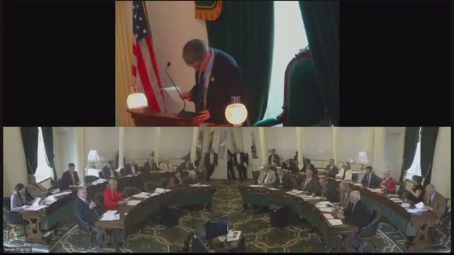 Senate hears two joint resolutions on Vermont State Colleges trustees and assembly procedure