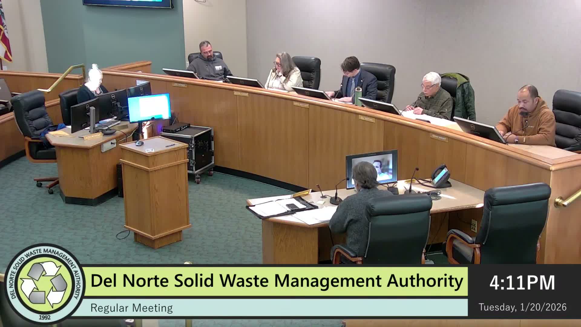 Authority approves up to $53,735 for temporary concrete blocks to limit vehicle access at Del Norte County transfer station