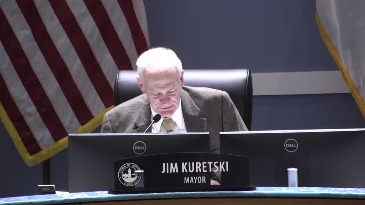 Jupiter council approves mediated settlement on Sunny Sands property, preserving midden and rail right-of-way; vote 4–1