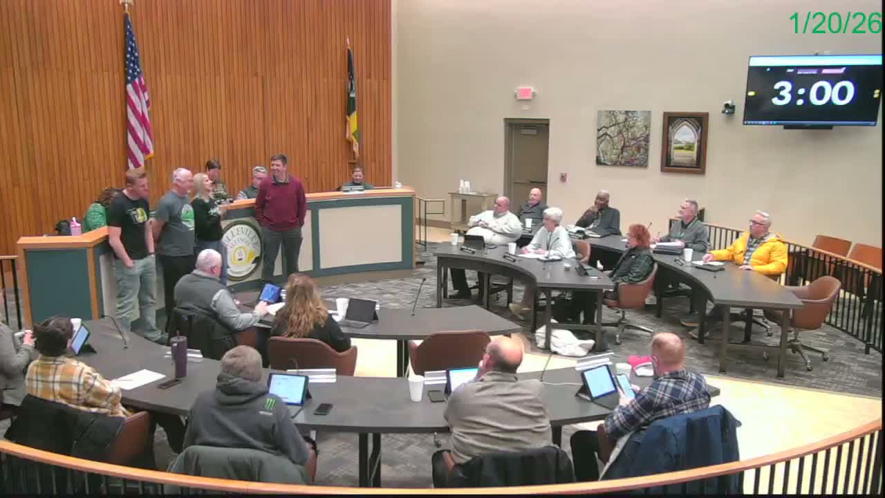 Belleville Marathon presents $7,500 check to Parks and Recreation