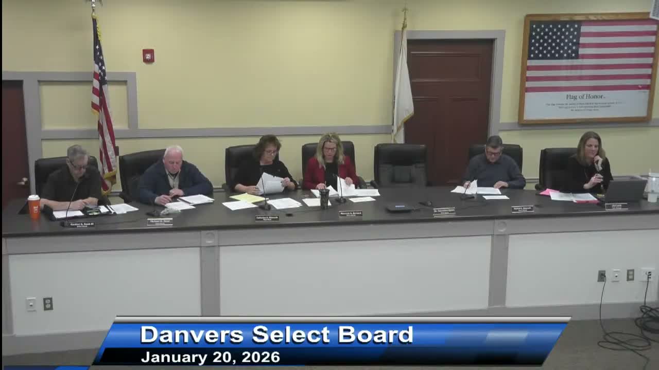 Danvers manager proposes small waterways fee increase to support dredging permitting; rail-trail group to dissolve