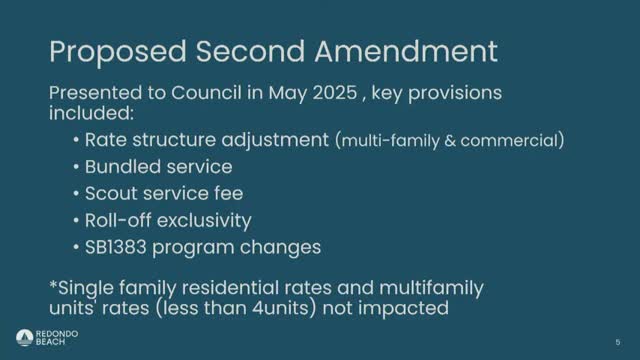 Redondo Beach council directs staff to negotiate with Athens Services on rate restructure and Prop 218 process
