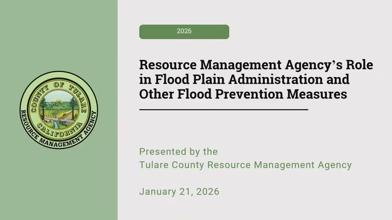 County surveyor outlines how Tulare County enforces floodplain rules and nuisance code
