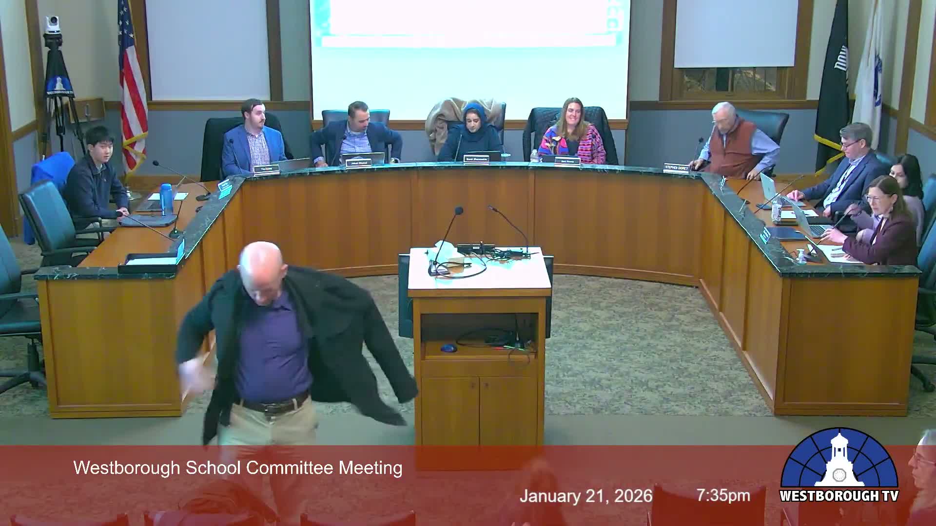 Westborough officials report isolated leak in Fales geothermal system; fluid described as food‑grade, building remains in service