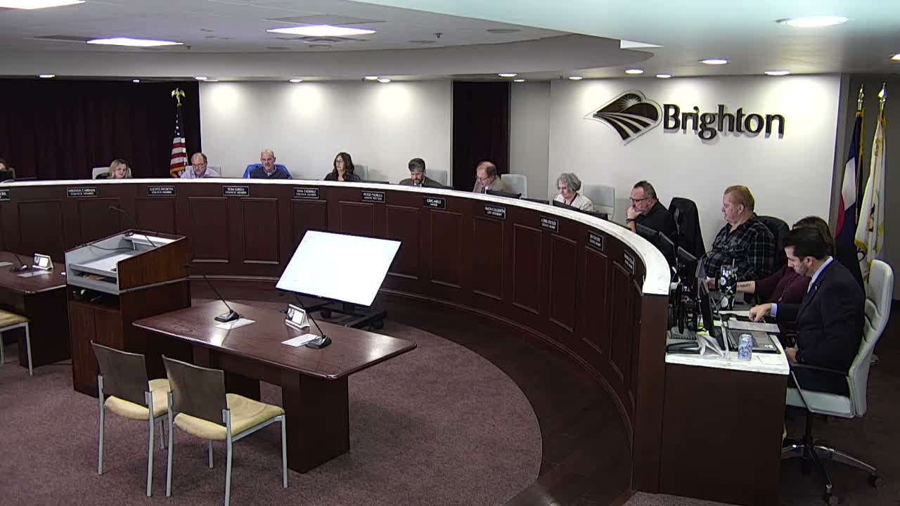 Brighton council approves rezoning for 6.05‑acre James Property; vote 8–1