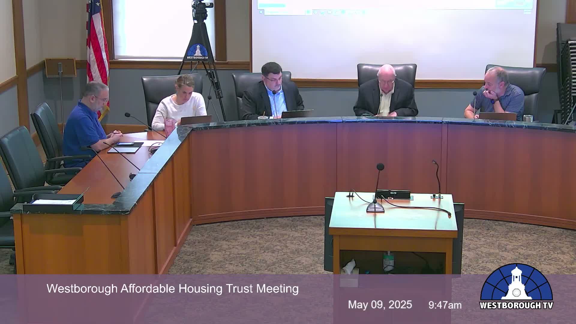 Trust receives project updates on Lyman, Baylor and Post Road proposals; approves minutes and appointment