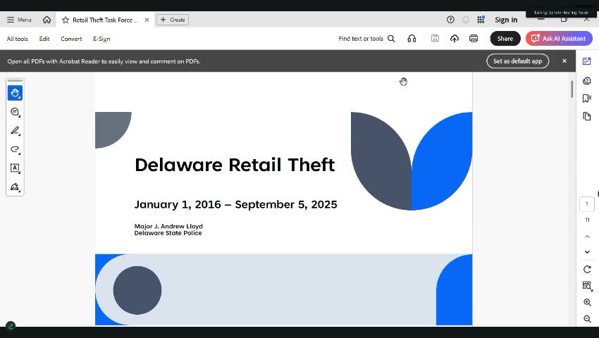 Delaware State Police show decade of retail-theft growth, request 2 sergeants, 10 troopers and 2 analysts