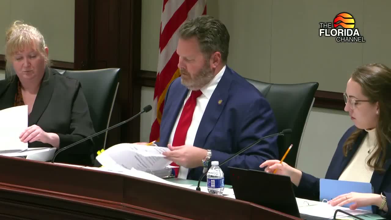 Florida committee advances bill tightening residency and presence limits for certain registrants amid sharp public opposition