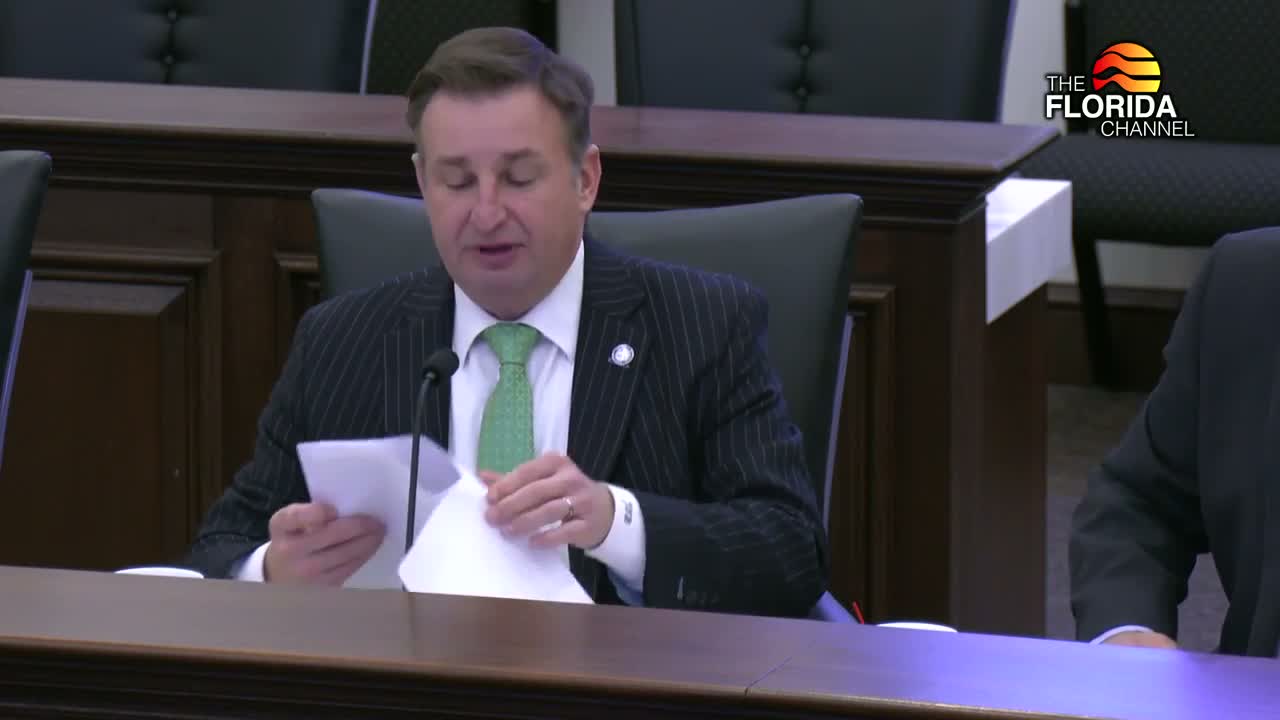 Appropriations Committee hears FY2027 preliminary budgets from Florida's five water management districts