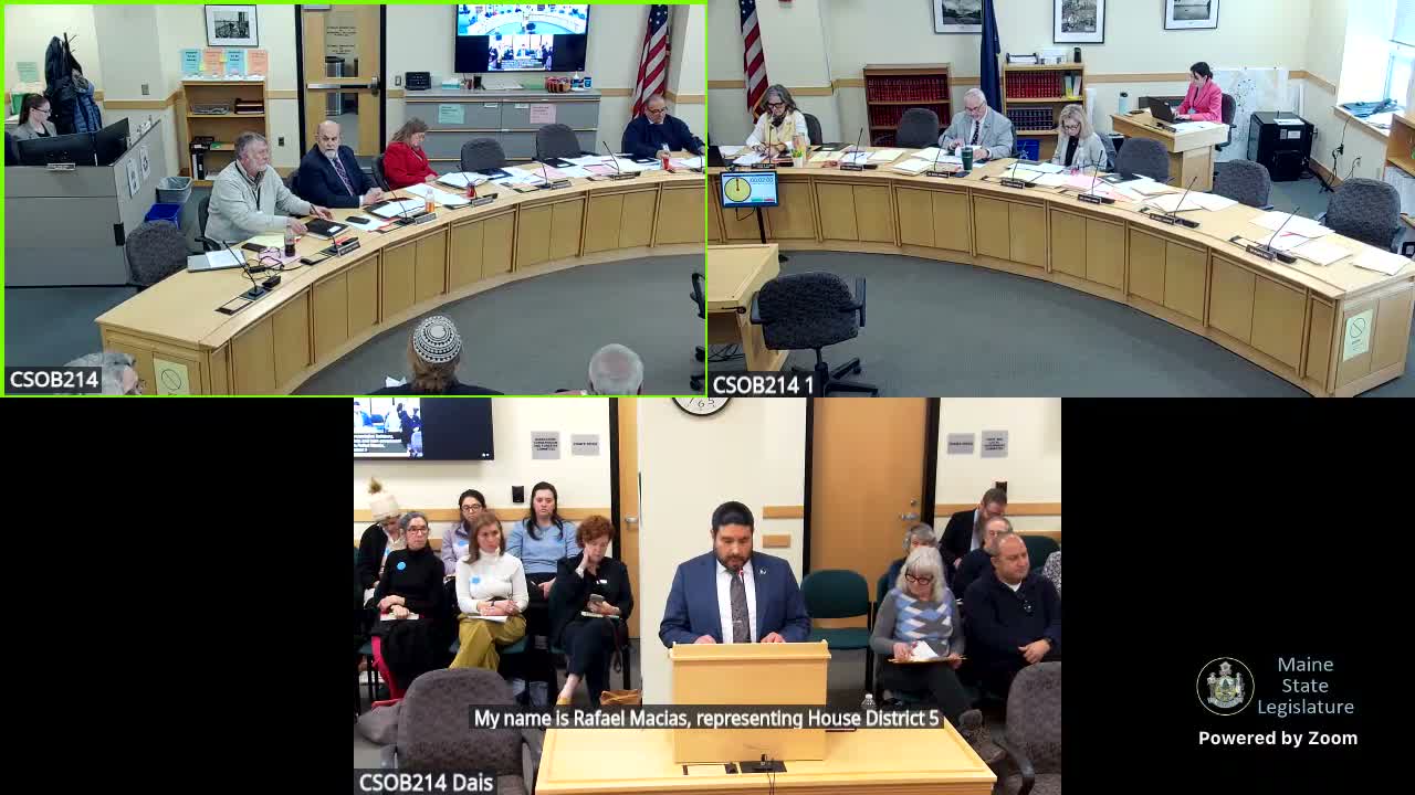 Hourslong hearing on LD 13 83 draws hundreds of voices over divestment from companies tied to genocide and human-rights abuses