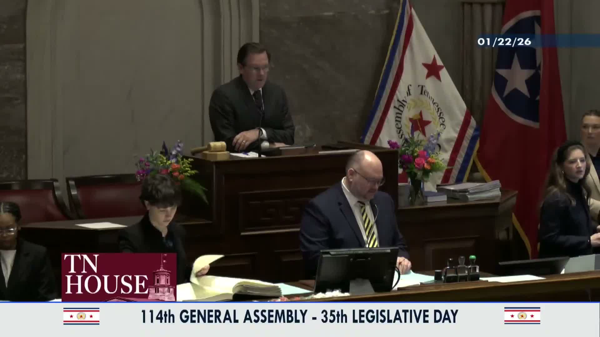 Tennessee House clears consent calendar, withdraws several bills and grants filing extension for governor’s budget paperwork