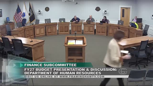 Framingham finance panel sets hearings calendar, prioritizes revenue review and timelined CIP triage