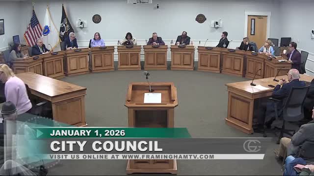 George P. King Jr. Elected Chair of Framingham City Council After Contested Vote