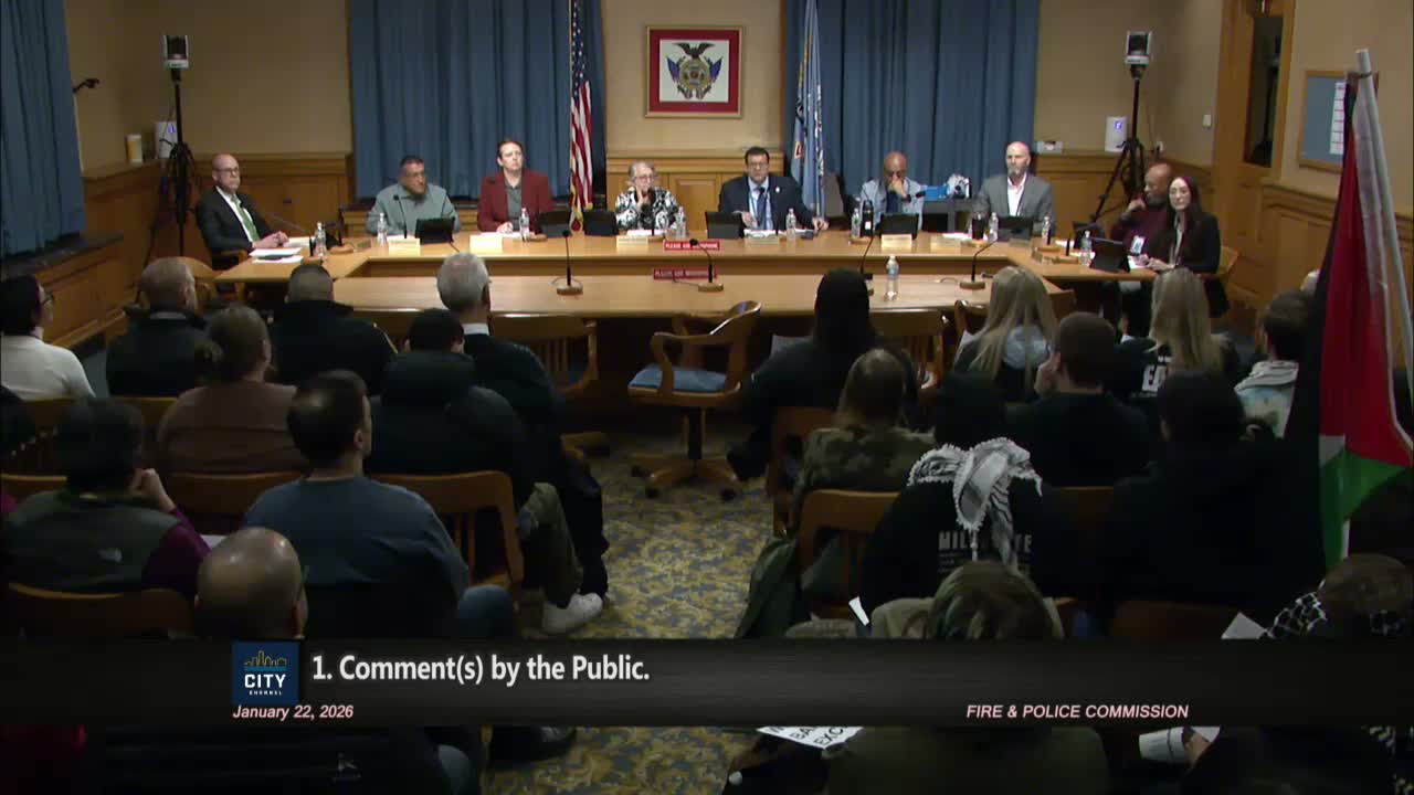 Hundreds tell Milwaukee Fire and Police Commission to probe chief's Israel training, ban exchanges and surveillance tech
