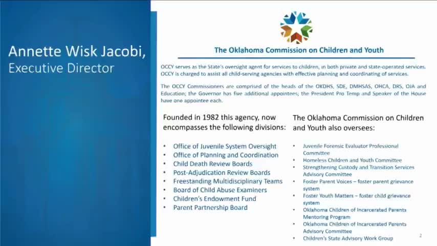 Commission on Children and Youth asks for operating funds, staff to reduce death‑review backlog and boost oversight