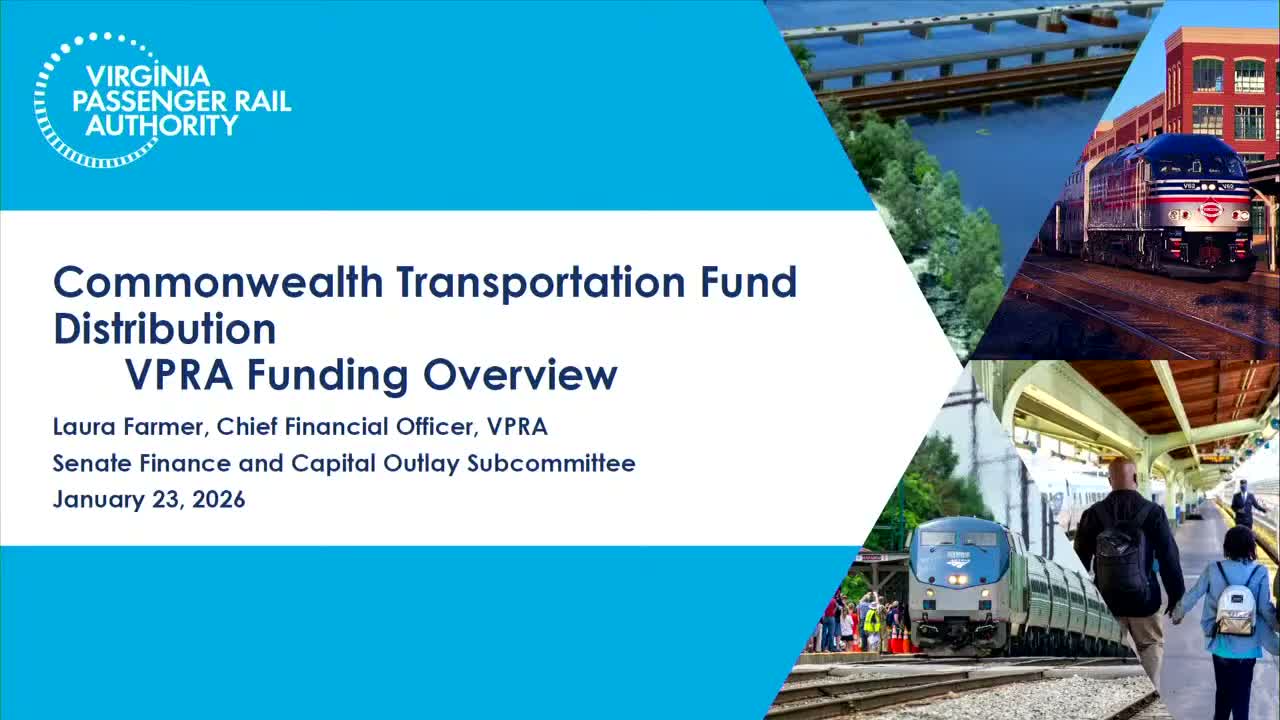 VPRA CFO outlines funding mix, budget outlook and contingency shortfall