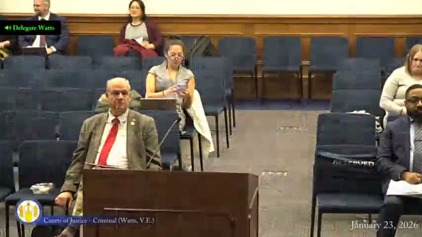 Subcommittee moves to send HB26 forward after adding juvenile inclusion and clarifying judges' duties