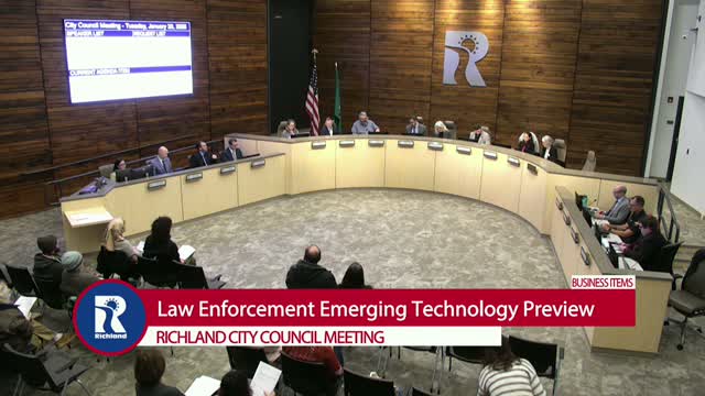 Richland police brief council on planned Public Safety Aerial Response (SAR) drone program