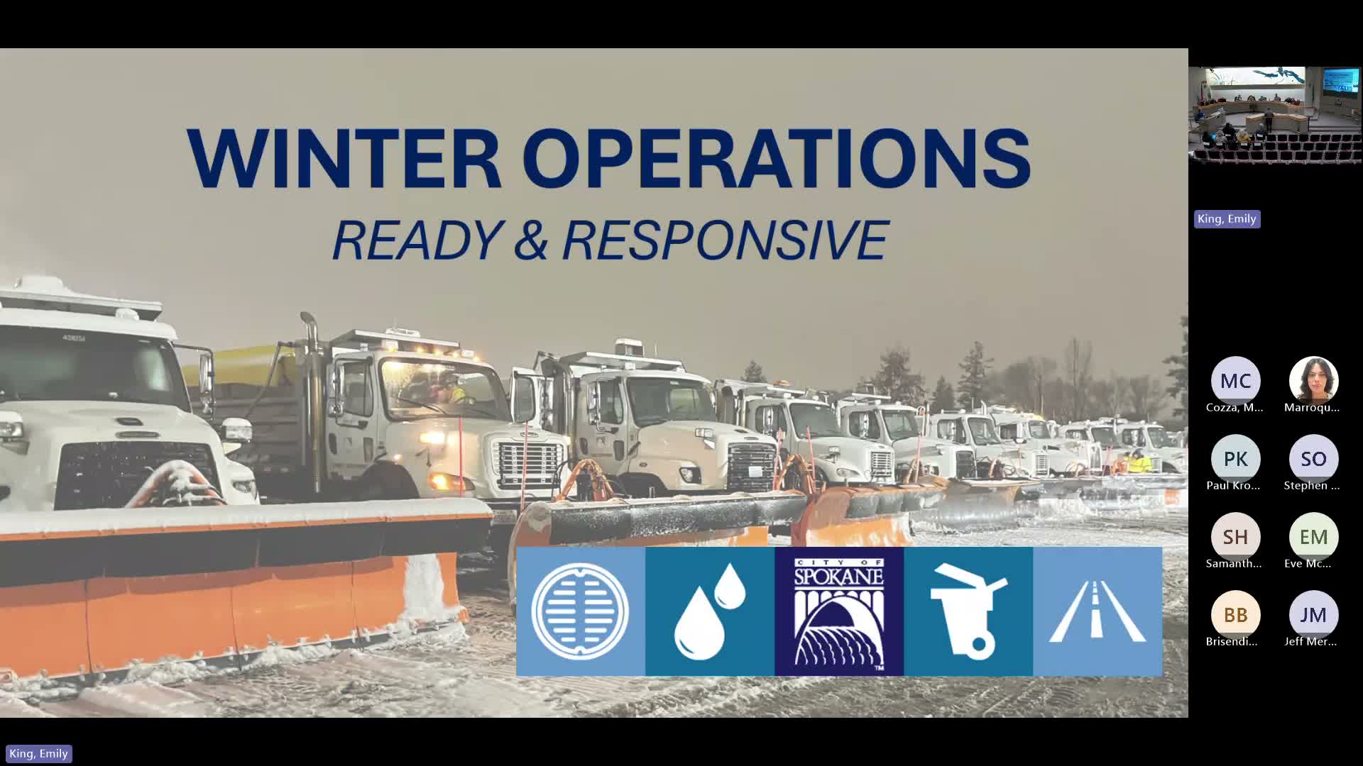 City reviews snow‑removal operations: staged crews, snow gates and bike‑lane clearing policy