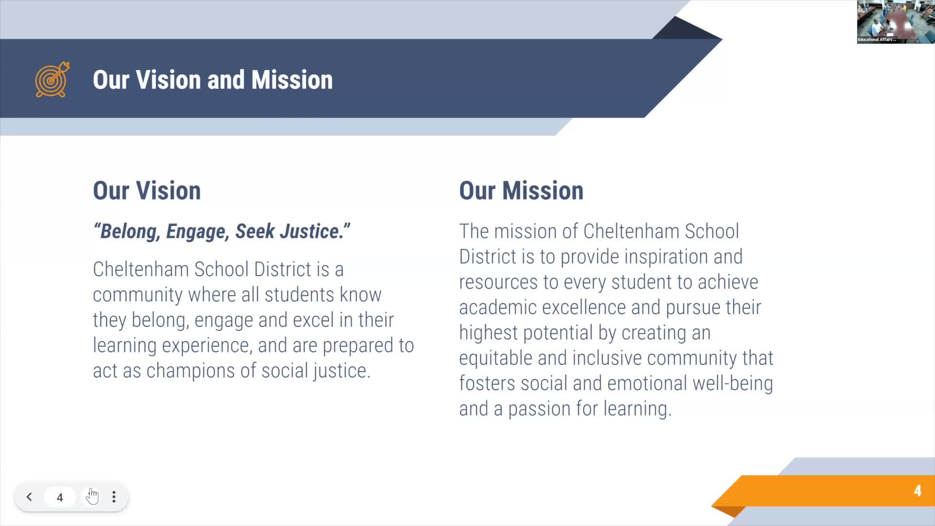 Cheltenham SD principals outline data-driven school improvement plans as district begins state-required comprehensive planning