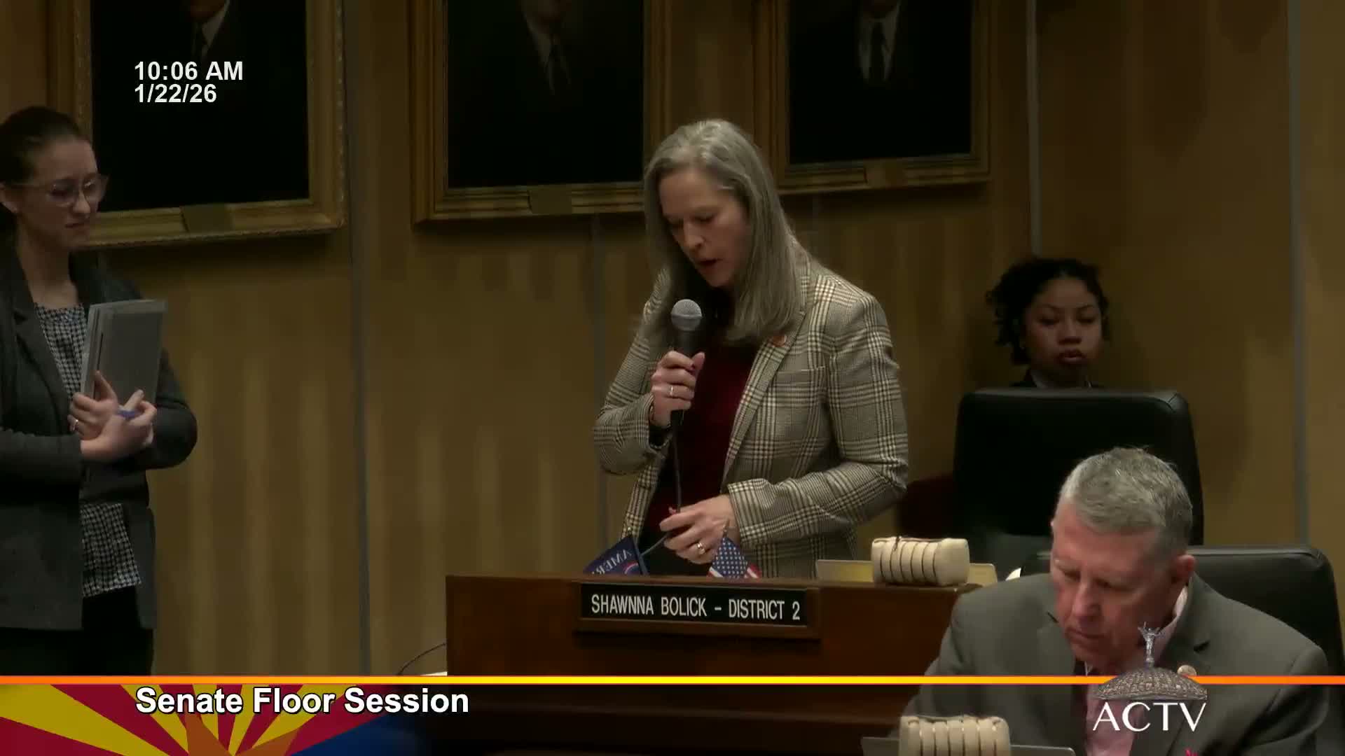 Senator Bullock reads proclamation condemning human trafficking; 'Not in Our City' recognized