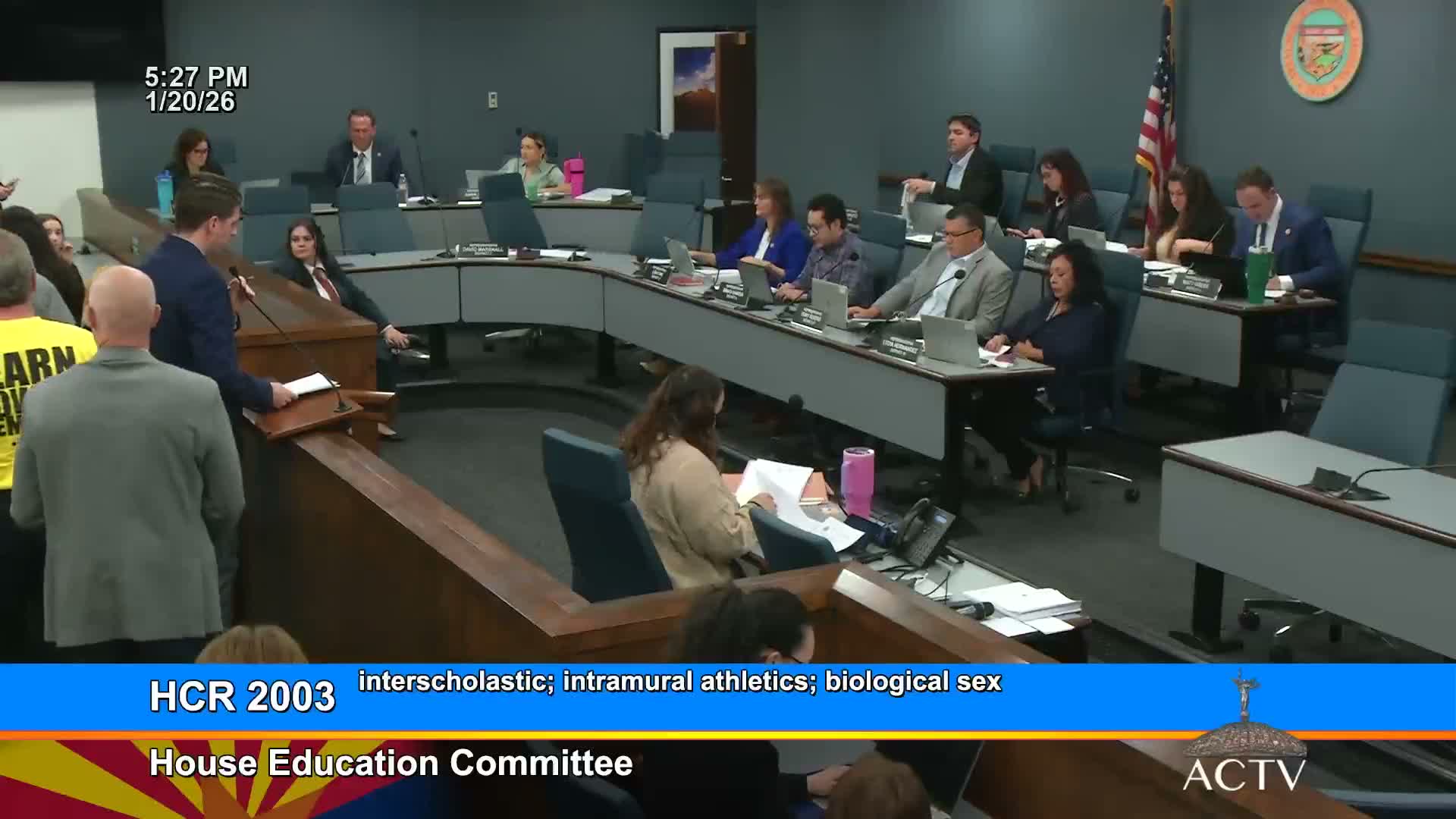 Committee backs ballot referral to require sex-designated teams, sparking clash over fairness and discrimination