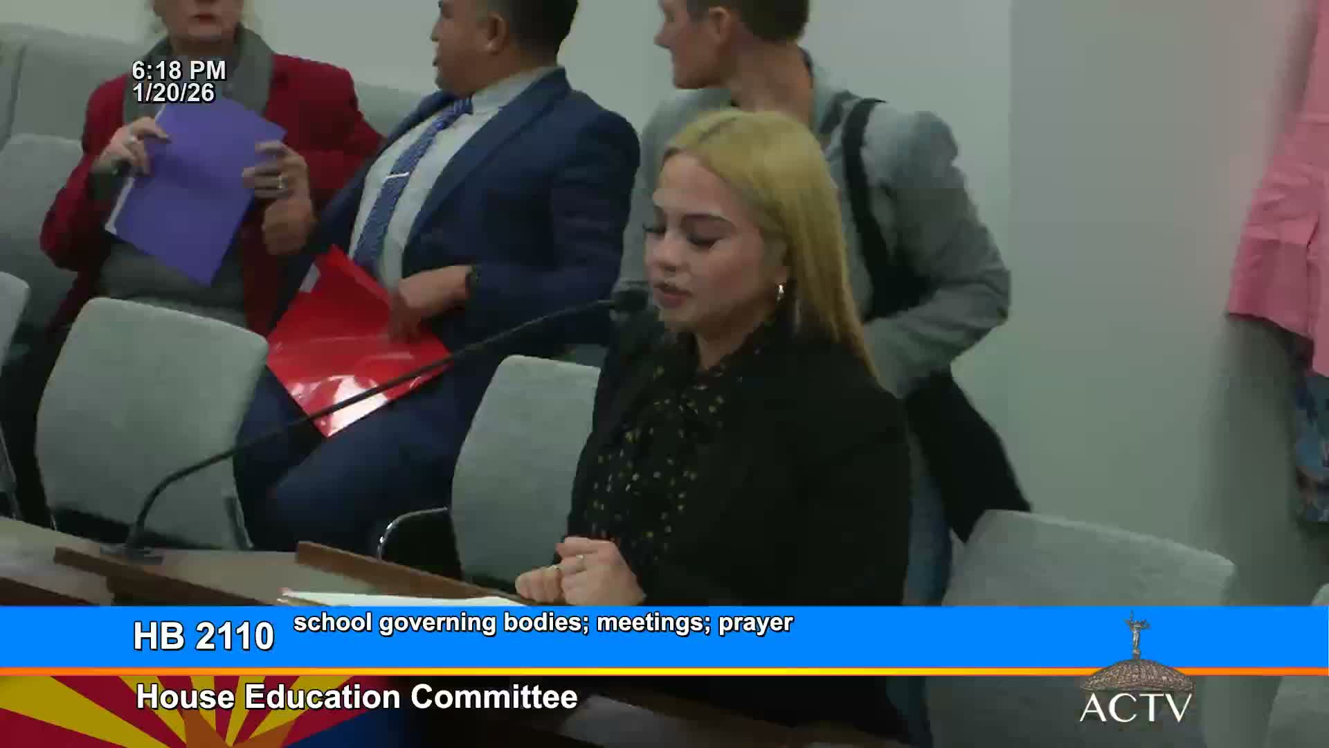 Committee backs bill allowing school-board members to lead prayer upon request