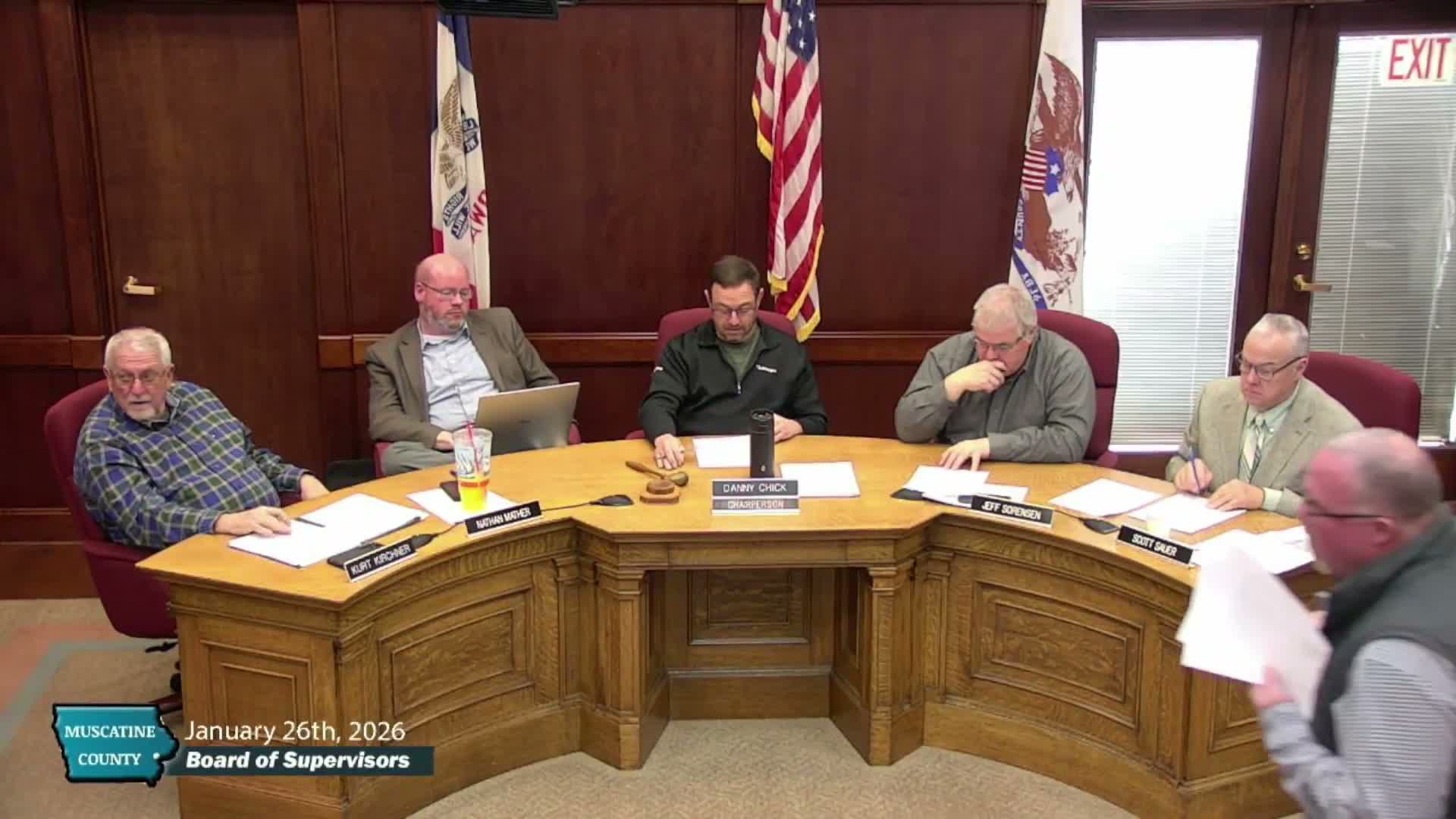 Supervisors approve JAG grant, pavement-marking contract and certify small drainage election