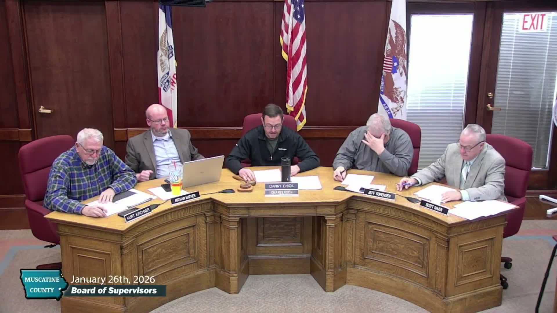 Supervisors approve several tax-sale lot transfers to City of Muscatine for redevelopment