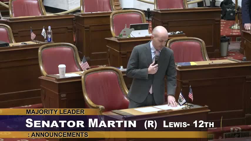 West Virginia Senate adjourns until Jan. 27 after presiding officer cites state of emergency and lack of quorum