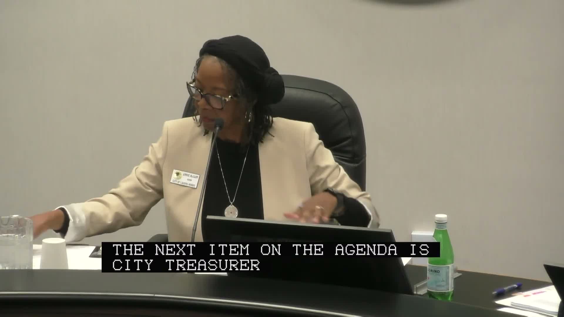 Council receives treasurer's report and approves consent calendar