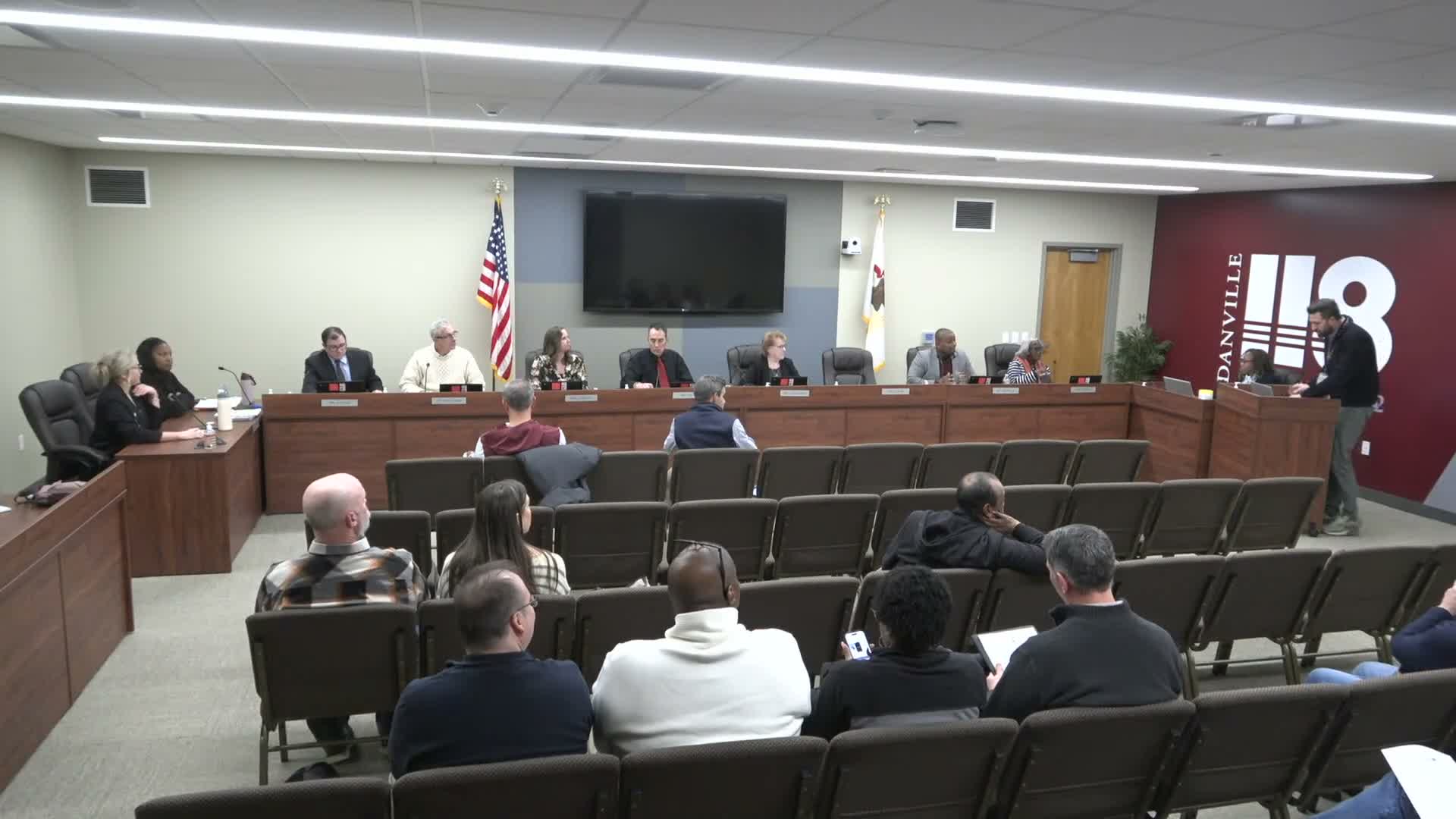 Italian exchange student praises Danville High in presentation to board